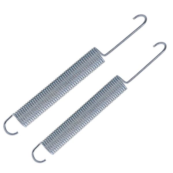 YOOGU 6 1/4 inch Replacement Recliner Sofa Chair Mechanism Tension Springs (Pack of 2) Long Neck Hook Style