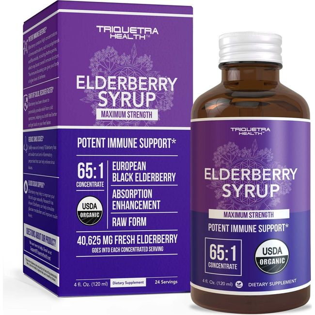 Elderberry Syrup by Triquetra Health, 4 oz