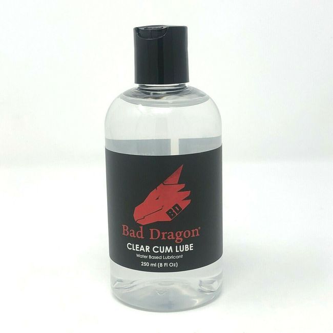 Bad Dragon Cum Lube Lubricant Water Based Personal Discreet Packaging Clear 8oz