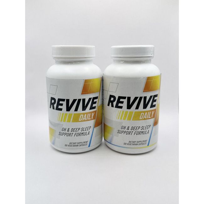 2 Revive Daily GH & Deep Sleep Support Formula - 120 Capsules (Formerly Resurge)