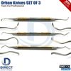 Periodontal Extracting Tissue Surgery Gum Gingival Microsurgery Curettes Knives
