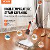 Steam Mop Hard Wood Floor Cleaner with 7 Replaceable Brush Heads & 2 Pads