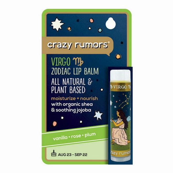 Virgo Earth Blend Lip Balm  0.15 Oz By Crazy Rumors