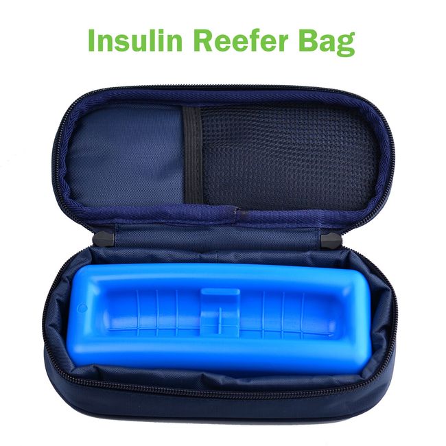 Insulin Cooler Travel Case, Diabetes Carrying Bag Diabetic Reefer Bag Organizer