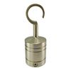24mm Satin Nickel Decking Rope Hook. Rope Post Fitting Rope End Fixing