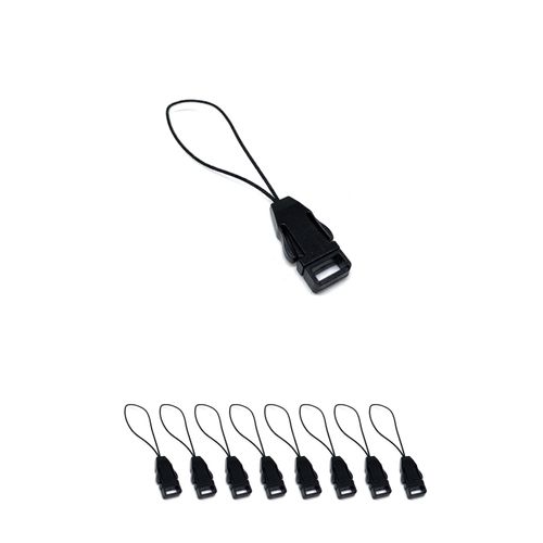 Wumio 10 Piece Set of 10 Handmade Parts, Neck Strap, Keychain, Detachable, One-Touch, Removal, Quick Release, Name Tag, Replacement, Wear and Tear, Simple