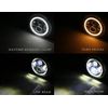 7" inch LED Headlight DRL Angel Eyes for Harley-Davidso