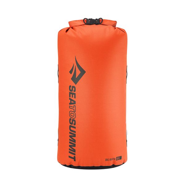 Sea to Summit Big River Dry Bag, Ultra-Durable Roll-Top Dry Storage, 5 Liter, Orange