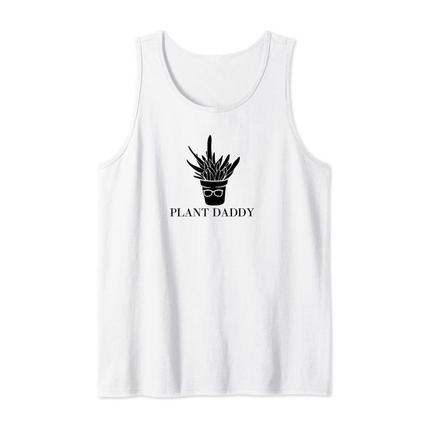 Plant Daddy Dad Cactus Succulents Succa Tank Top