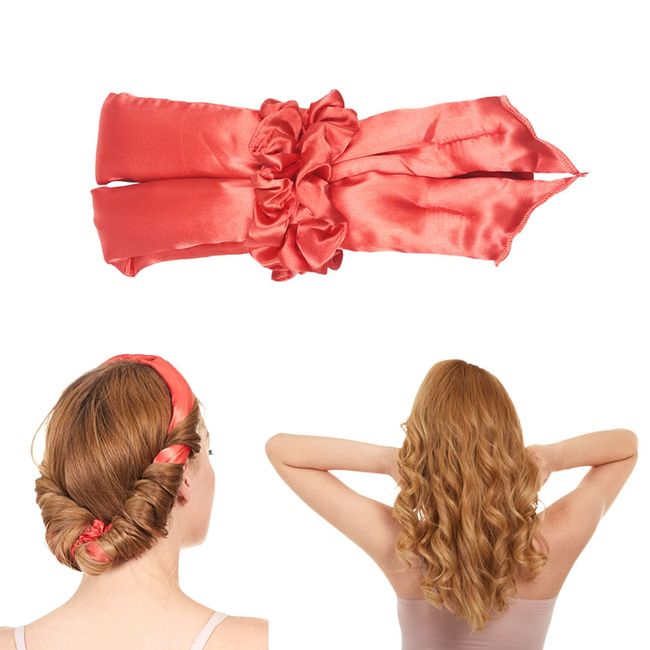 DKDDSSS Lockenwickler Locken Ohne Hitze, Heatless Curls Band, Lockenwickler über Nacht DIY Haare Locken Ohne Hitze Frisurenset,für langes mittleres Haar