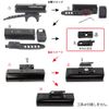 REC-MOUNTS H34-LEZ4 Conversion Light Adapter for Cat Eye H34N to Leather Light