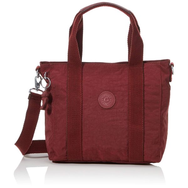 Kipling Women's Asseni Mini Tote Bag, Intense Maroon, One Size
