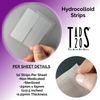 Large Strips for zits blemishes  RECTANGULAR STRIPS, FACE SURFACE PATCHES tads20