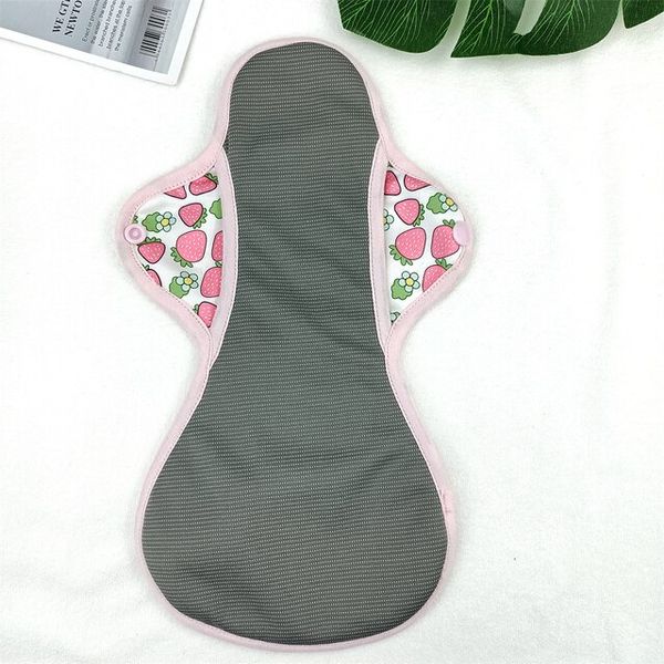 Nameplate design EECCI bamboo charcoal sanitary pads reusable health higiene feminina sanitary napkin 4288605008, LL 1pcs M