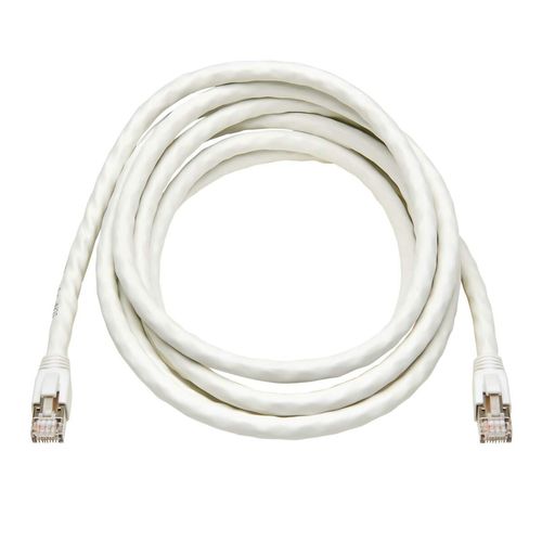 Tripp Lite Cat8 Snagless Ethernet Cable, 25G/40G Certified Network Patch Cable, 22 AWG S/FTP, PoE, White, 10 Feet / 3 Meters, Lifelong Warranty (N272-010-WH)