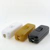 Quality 6Amp Inline Switch in Gold for Small Appliance or Lamp Accepts 1-3 Core Round or Flat Wire