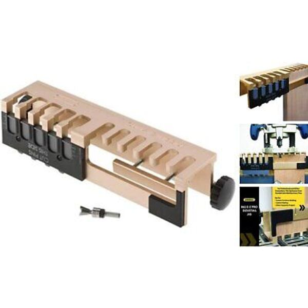 Woodworking Dovetail Jig - 12" Template Kit for Furniture & Wood Cabinet