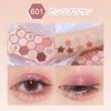 SNS Eyeshadow Cute Honeycomb 12 Colors Makeup Palette, Eye Shadow Palette, Honey Sugar Brown Powder, Eyeshadow, Ins, Eyeshadow Brush, Dual-Use, Waterproof, Sweatproof, Highly Colorful, Lasting Eye Shadow, 0.4 oz (10.8 g) (601# Pink Brown)