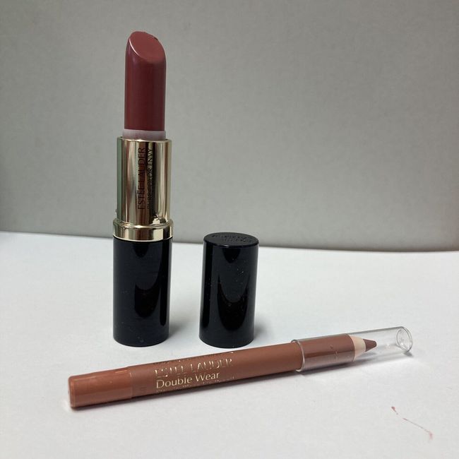 ESTEE LAUDER PURE COLOR ENVY SCULPTING LIPSTICK #440 IRRESISTIBLE & Lip Pencil