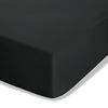 Catherine Lansfield Easy Iron Percale Combed Super King Fitted Sheet Black