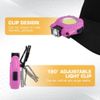 EverBrite Rechargeable Magnetic COB Keychain Work Light 6 Mode Flashlight 2 Pack