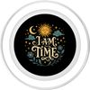 Time Moon Flower Philosophy PopSockets PopGrip for MagSafe