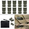 BOOSTEADY Multipurpose MOLLE Clip Tactical Strap Management Tool Web Dominator Buckle for Tactical Bag, Backpack