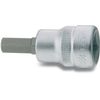 Hazet 3/8-Inch 8 x 43.5 mm Hexagon Screwdriver Socket - Silver