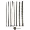3/16" x 25' 7x19 Galvanized Wire Rope (MBL: 4,200 lbs.)