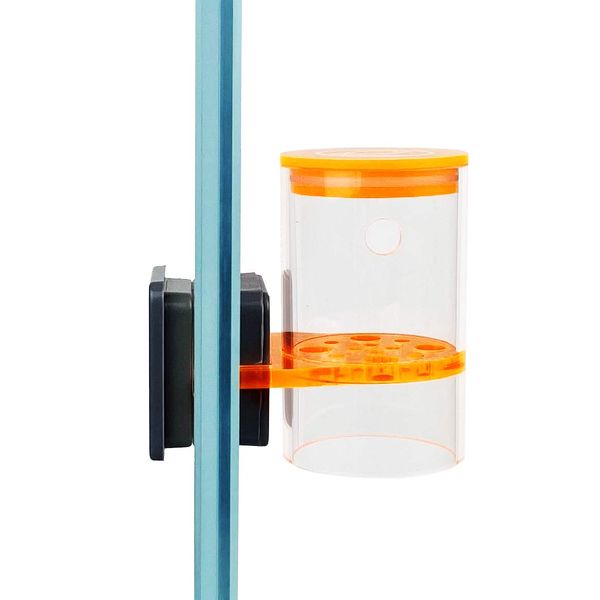 Eshopps EZ Feeder Aquarium Frozen Fish Food Dispenser with Strong Anti-Slip Magnet and Submersible Slow Release Feeding Chamber