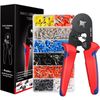 Ferrule Crimping Tool Kit, Preciva AWG23-7 Self-adjustabl