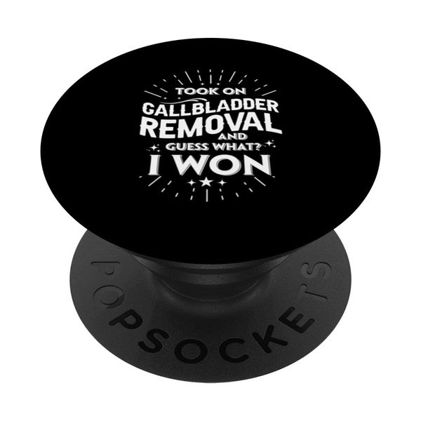 Took On Won - Gallblader Stone Gallbladder Removal Surgery PopSockets Swappable PopGrip