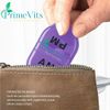 PRIMEVITS 2 Compartments Am Pm Small Pocket Mini Pill Case