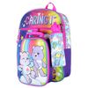 Carebears Caring Is Magic 16" Backpack Lunch Tote Water Bottle Sticker Set 5 Pc Mega Set