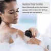 FREATECH Silicone Body Scrubber - Dual-Sided Bath Shower Body Cleansing Brush, Gently Exfoliate & Massage to Boost Circulation and Cellulite Treatment, More Hygienic & Long-Lasting Than Loofah, Black