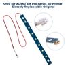 COMTREE 24V LED Light Board Replacement for Flashforge Adventurer 5M/ 5M Pro 3D Printer,7Pcs Lamp Beads with Cable Flexible Bright White Lighting Strip