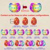 Off The Wall Plates - Easter Eggs Decorative Acrylic Electrical Cover - Single Light Switch