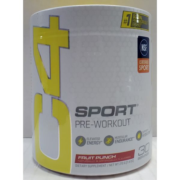 Cellucor C4 Sport Pre Workout Powder Fruit Punch | 30 Servings | EXP 01/2026