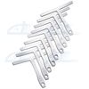 Guitar Neck Notched Straight Edge Luthier Tools Kit Understring Radius Gauge TD