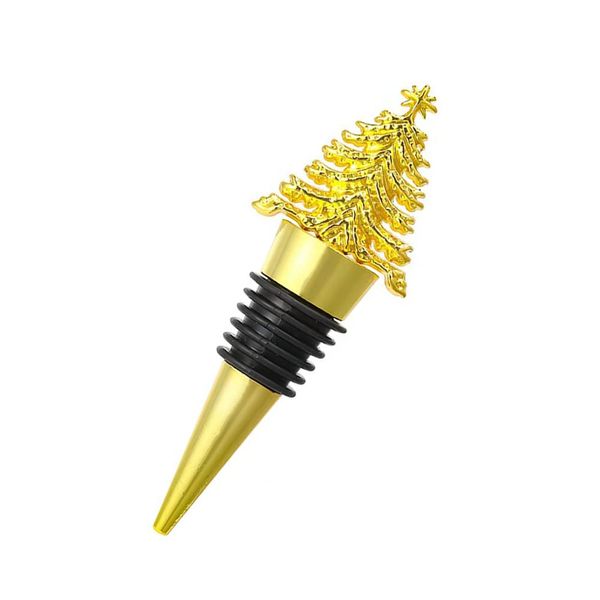 Wine Bottle Stopper ，Metal Bottle Stopper Christmas Tree Shape Wine Bottle Stopper，Suitable for Bottle Stopper for Wine, Champagne and Beer Collection