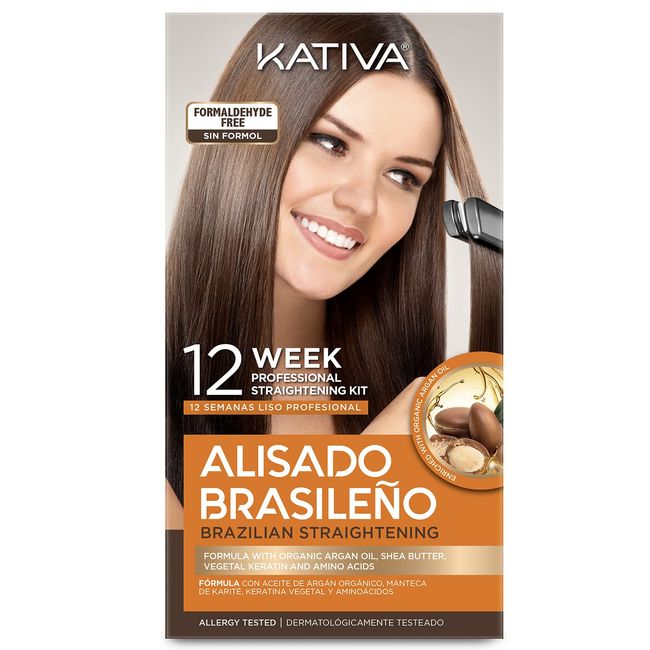 Kit De Alisado Brasileno Con Queratina Y Aceite De Argan Para Cabello Perfecto