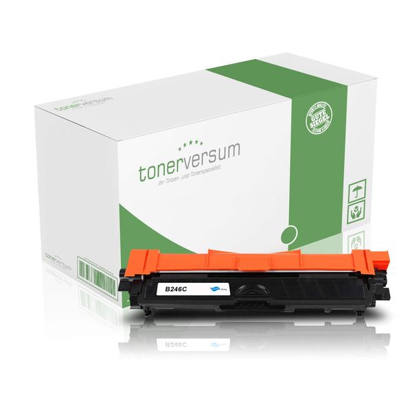 Toner Cartridge Compatible with Brother TN-246 TN-242 Cyan Printer Cartridge for MFC-9332cdw HL-3152cdw DCP-9017cdw MFC-9142cdn MFC-9342cdw HL-3172cdw HL-3142cw DCP-9022cdw Laser Printer TN-24 6C