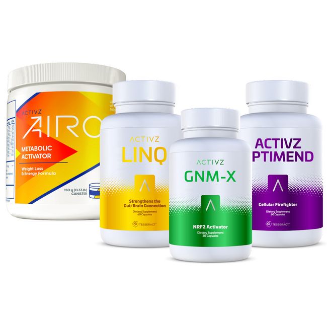 ACTIVZ COMBO : 1 GNMX + 1 LINQ + 1 OPTIMEND + 1 AIRO . SAME DAY FREE SHIPPING !!