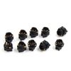 sourcingmap 10 PCS Black T5 Socket Car LED Instrument Panel Cluster Light Bulb