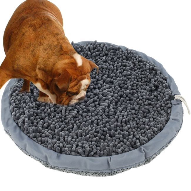 Dog Snuffle Mat Pet Leak Food Anti Choking Mat Cat Dog Sniffing Training  Blanket Nosework Puzzle