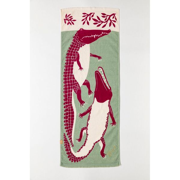 moritaMiW Towel Tenugui Tenugui Crocodile Brothers