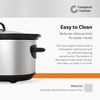 Complete Cuisine 7.0 Quart Stainless Steel Slow Cooker