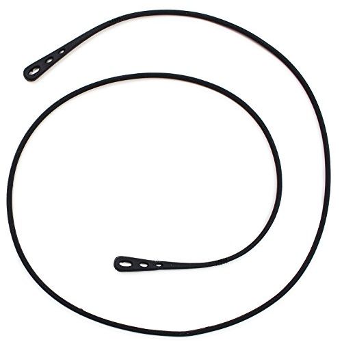 Pearl FG-23 Glass Cord, Silicone, 23.6 inches (60 cm), Black, Black