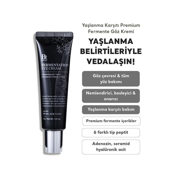 Fermentation Eye Cream 30g - Yaşlanma Karşıtı Premium Fermente Göz Kremi