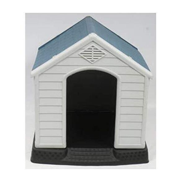 Plastic Indoor Outdoor Dog House Small to Medium Pet All Weather Doghouse